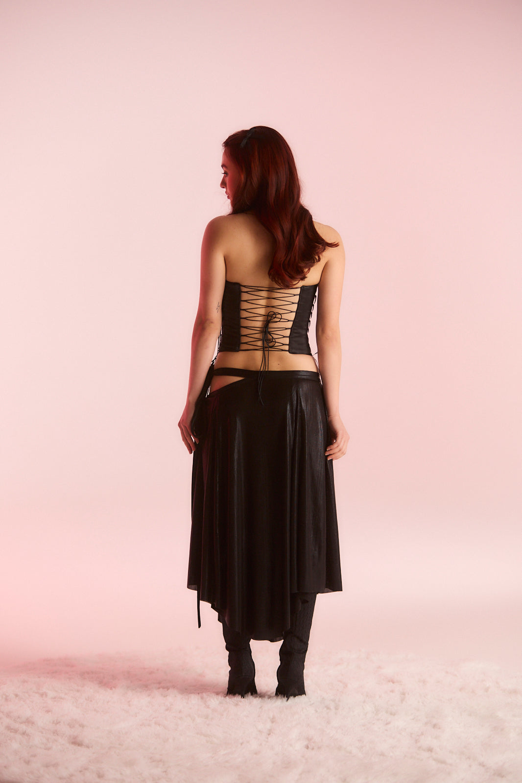 Allure Midi Skirt - Black